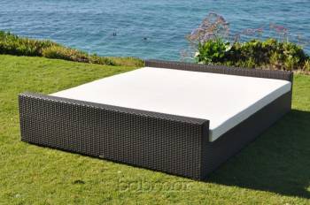 Outdoor Furniture - Outdoor Daybeds - Flatiron Rectangular Outdoor Sun Bed