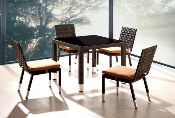 Babmar - Taco Dining Set For 4 With Square Table