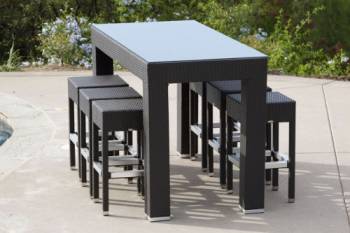 Outdoor Furniture - Outdoor Bar Sets - Pandora Bar Station For Six