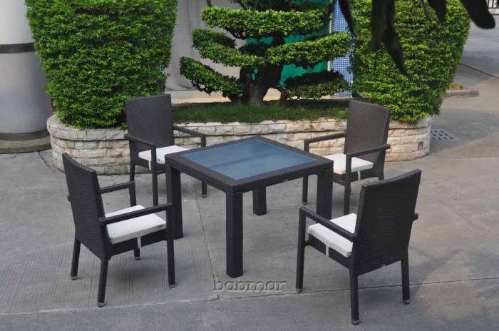 Babmar - Venice Four Seater with Vita Arm Chairs