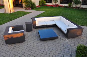 Stylus Sectional Sofa Set With Club Chair