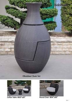 Obsidian Chair Set