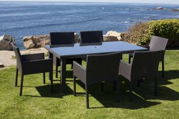Outdoor Furniture - Outdoor  Dining Sets - Bella Dining Set For Six