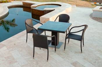 Package Deals - Outdoor  Dining Sets - Luna Dining Set For Four With Bistro Table