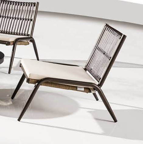 Kitaibela Modern Outdoor Low Lounge Chair