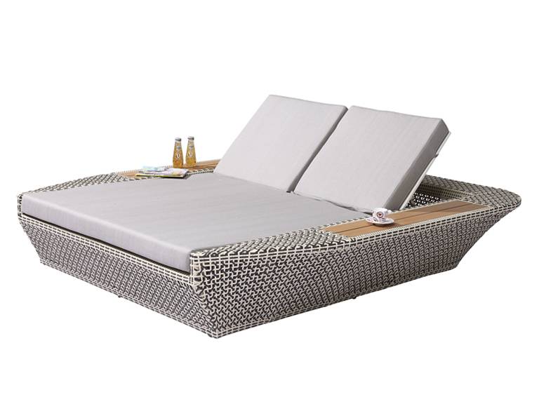 Outdoor double online chaise