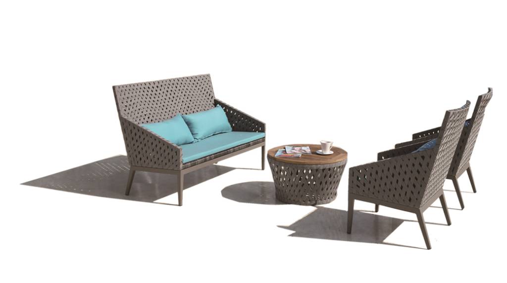 Florence Modern Outdoor Seating Set for 4