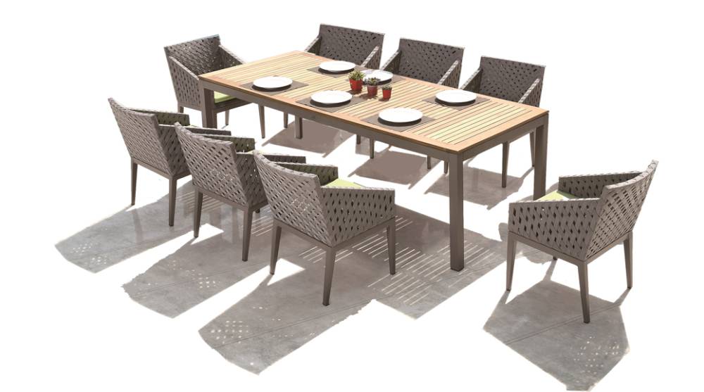 10 Modern Outdoor Dining Table Set Quality Teak