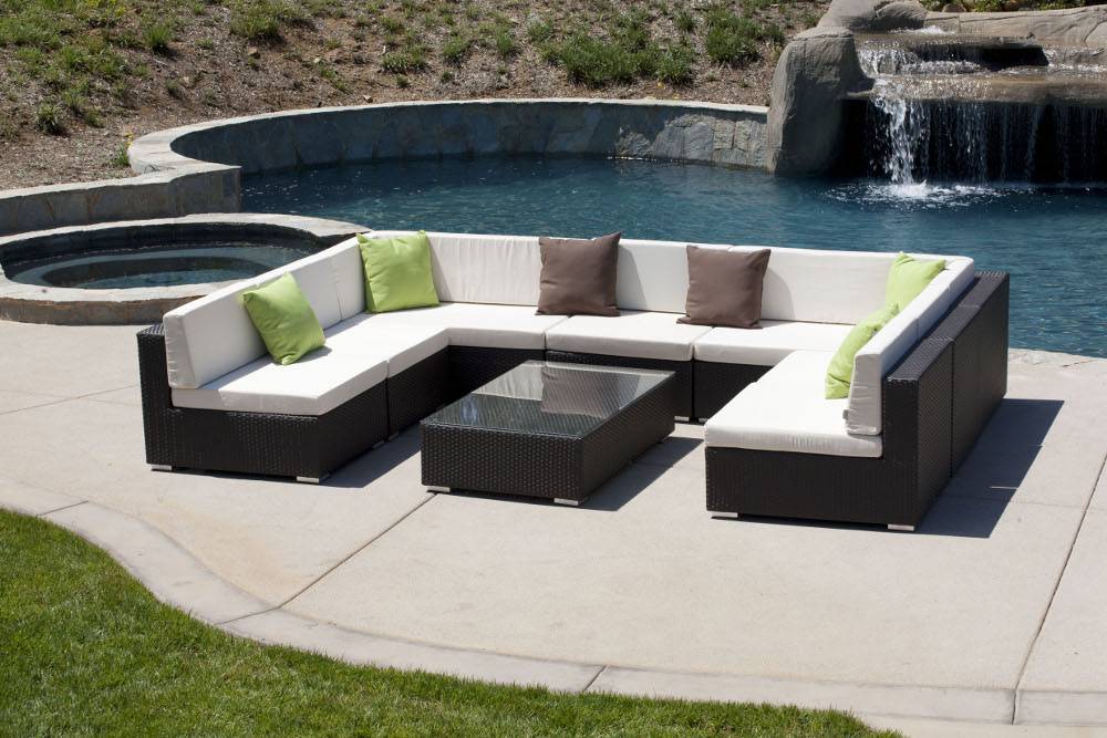 U shaped outdoor sofa new arrivals