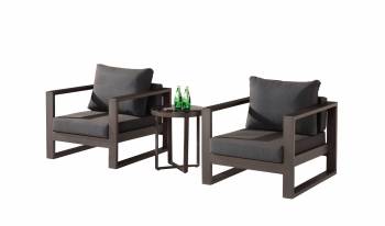 Babmar - Amber Club Chair Set for 2 and Side Table