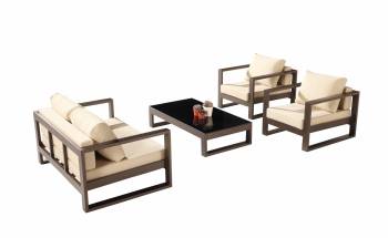 Amber Loveseat Sofa Set for 4