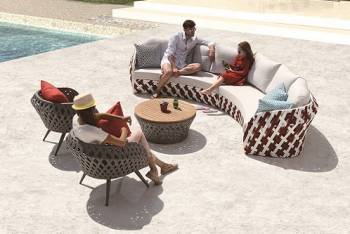 Babmar - Verona Curved Sofa Set with Chairs