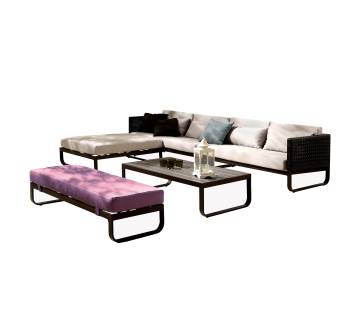 Polo Sofa Set with Bench