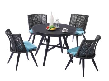 Evian Round Dining Set for 4