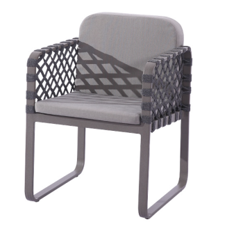 Dresdon Dining Chair with Woven Sides