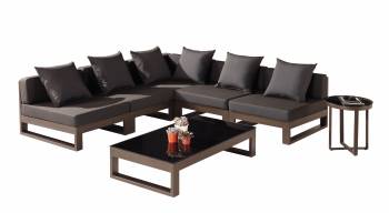 Babmar - Amber "V" Shape Sectional - QUICK SHIP