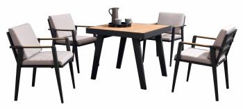 Babmar - Onyx Dining Set For 4   