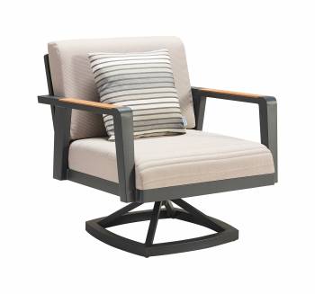 Babmar - Onyx Swivel Club Chair - QUICK SHIP 