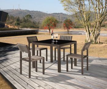 Babmar - Amber Dining Set For 4 without Arms 