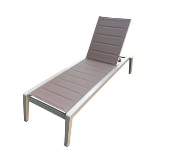 Babmar - AVANT CHAMPAGNE STACKABLE CHAISE LOUNGE - QUICK SHIP