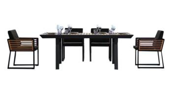 Babmar -  AVANT DINING SET FOR 6- QUICK SHIP 