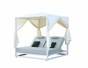 Babmar - Riviera Outdoor Daybed with Pitched Top - QUICK SHIP 