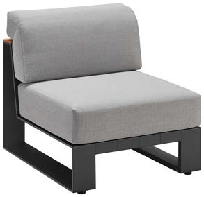 Aspen Middle Armless Chair 