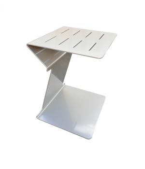 Babmar - Avant Champagne Zigzag Side Table- QUICK SHIP