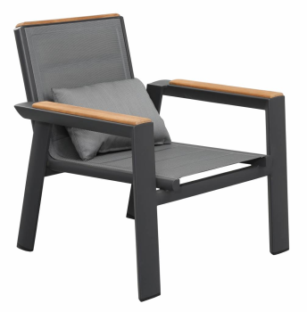 Babmar - Zurich Club Chair - CHARCOAL GREY 
