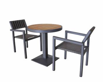 Amber Round Bistro Set for 2