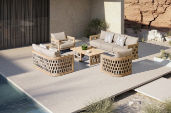 Porto Sofa Set with Loveseat 