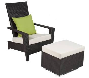 Babmar - Martano Stackable Chair with Ottoman