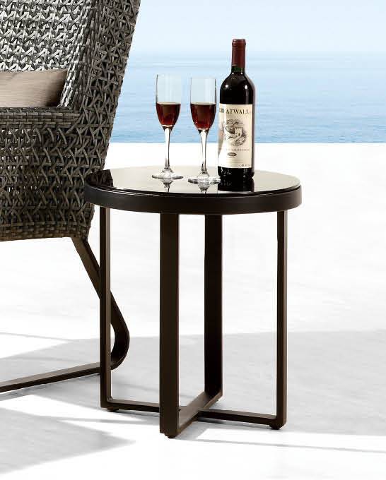 Orb Base Tall Side Table (21.75 - 27.5)