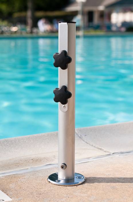 Camlock Deck Mounted Stem for Umbrella Residential and Commercial Patio Umbrella Accessories Babmar In Ground Umbrella Mount