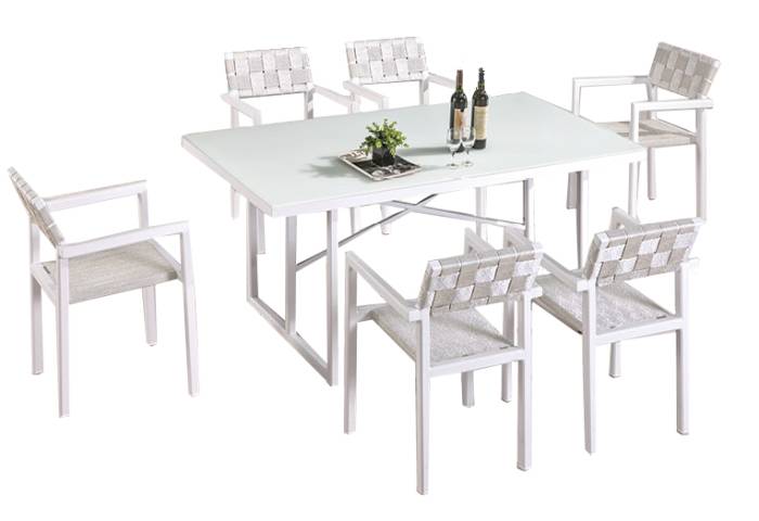 Asthina Dining Set For 6 With Arms - Image 1
