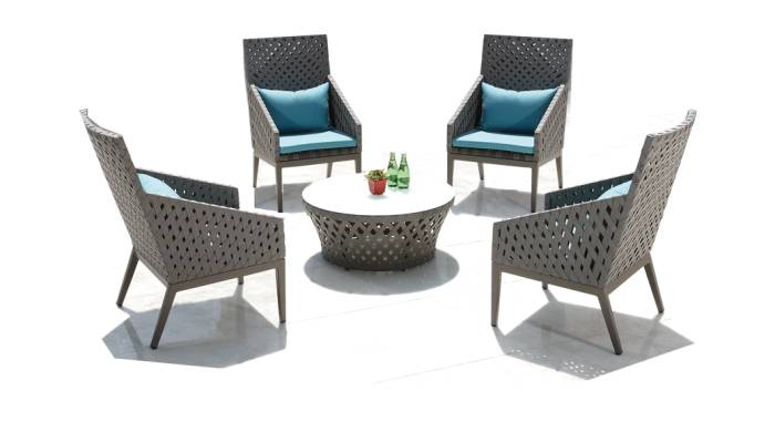 Florence Seating Set for 4 with 1-seaters - Image 1