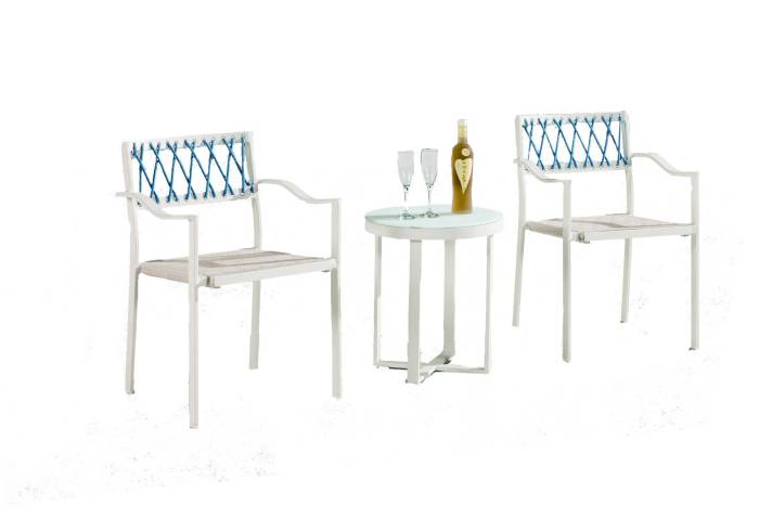 Hyacinth Seating Set for 2 with Arms