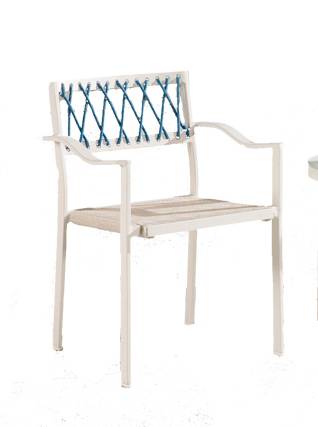 Hyacinth Dining Chair with Arms - Image 1