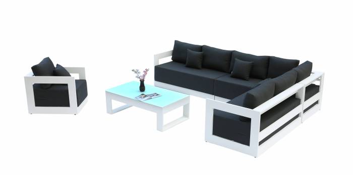 Babmar - Lusso Sectional Sofa Set - Image 1