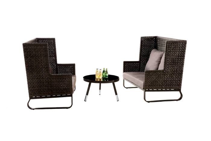 Polo Seating Set for 4 with coffee table - Image 1