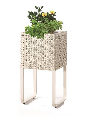 Polo Tall Square Flower Vase - Image 1