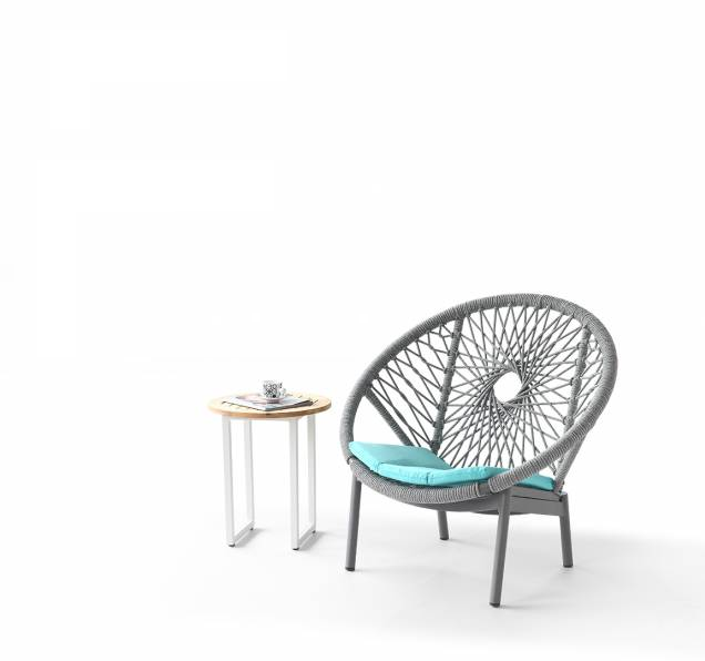 Continent Vlieger Accommodatie Seattle Modern Outdoor Round Club Chair