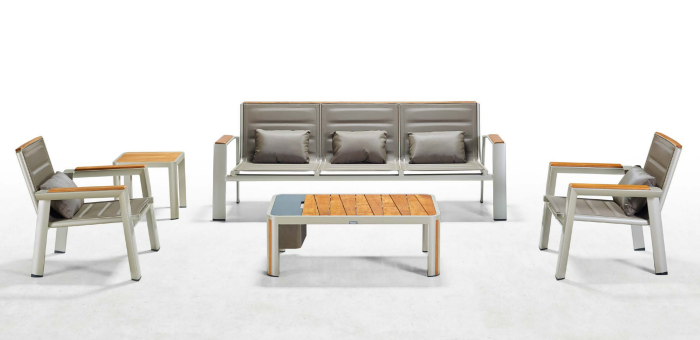 Zurich Sofa Set with Side Table - Image 1