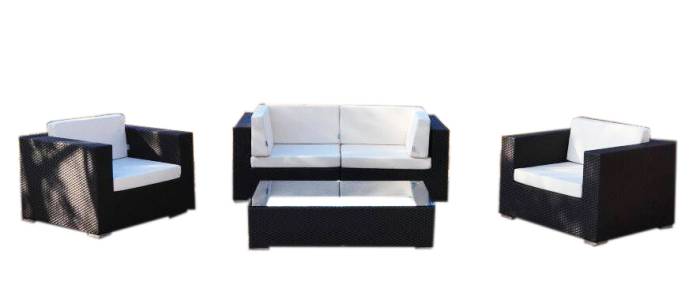Babmar - Swing 46 Modular Loveseat Set with 2 club chairs  - Image 1