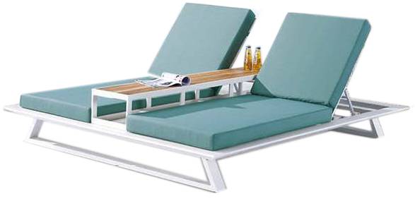 Luxe Double Chaise With Cushion - Image 1