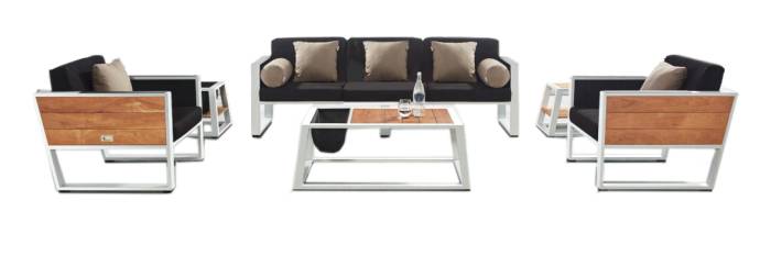 Babmar - Mykonos Sofa Set With Side Tables - QUICK SHIP - Image 1