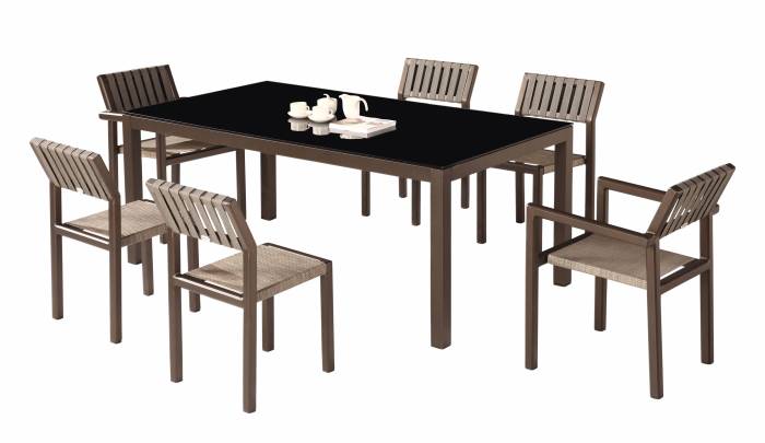 Amber Dining Set For 6- Quick Ship - Image 1