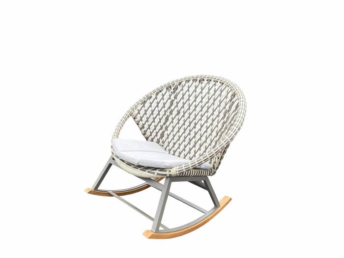 Babmar - Evian Round Rocking Club Chair - QUICK SHIP - Image 1
