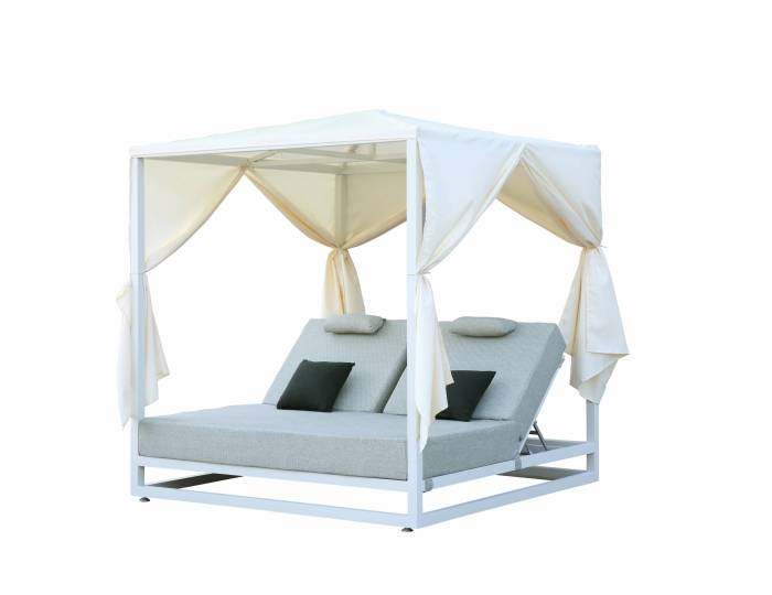 Babmar - Riviera Outdoor Daybed with Pitched Top - QUICK SHIP - Image 1