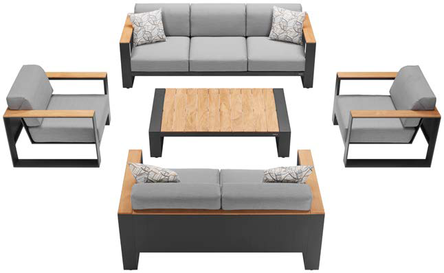 Aspen Sofa Set with Loveseat - Image 1